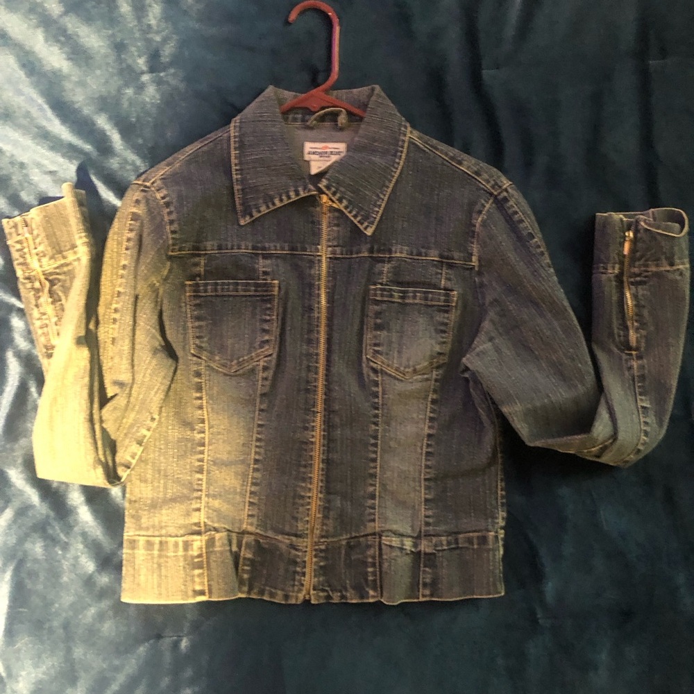 Anchor Blue jean jacket.